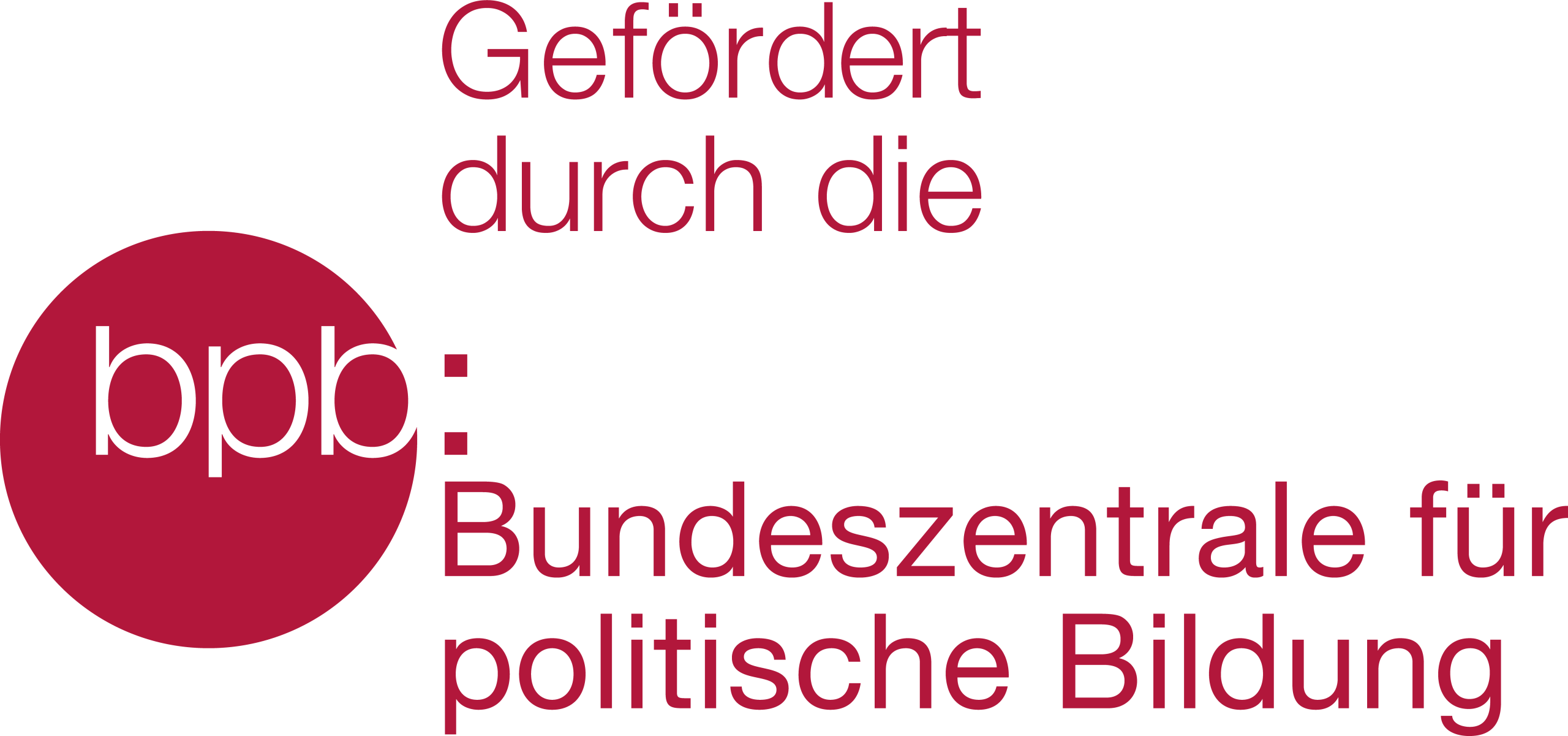 Gefördert durch die Bundeszentrale für politische Bildung